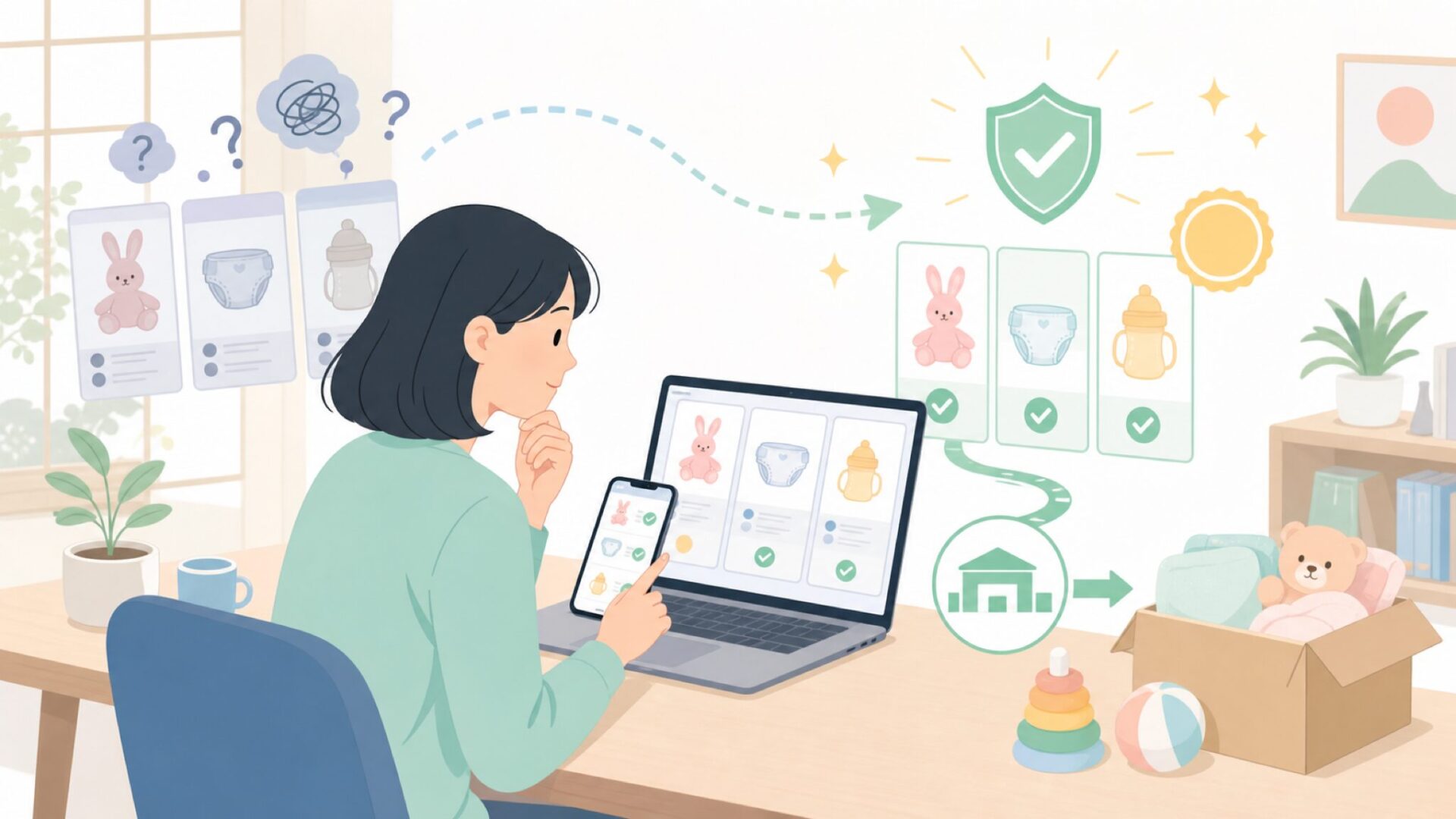 日本での正規販売元は株式会社ダッドウェイを表すイラスト