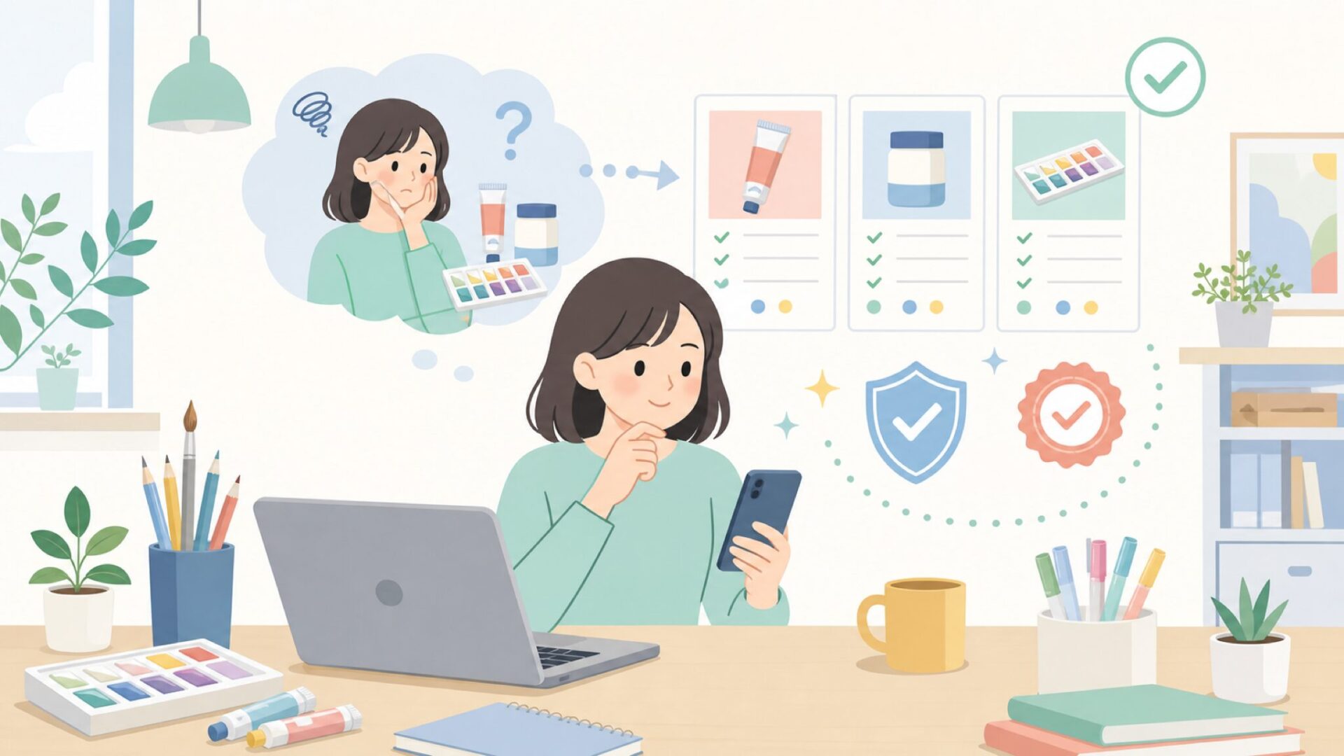 どこの国のメーカーか分かった次に気になる信頼性のポイントを表すイラスト