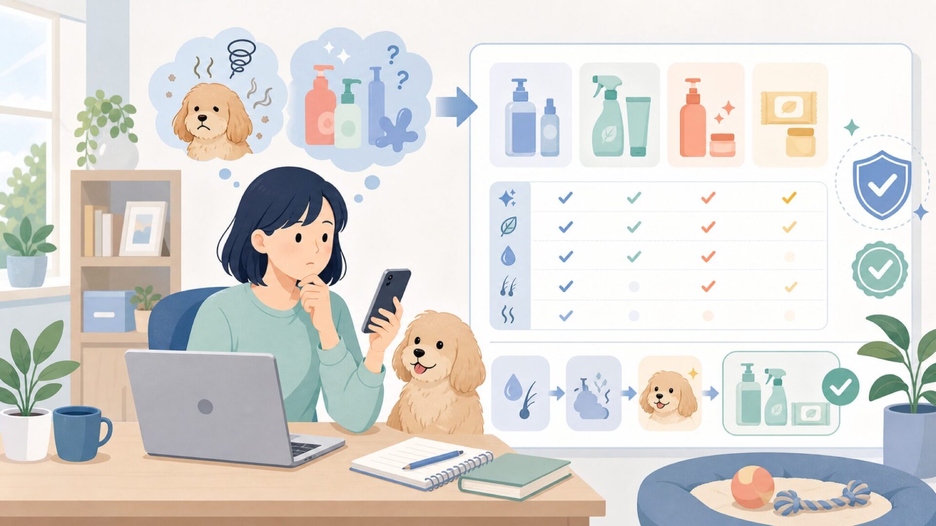 日本で購入できるNootie商品ラインナップと選び方を表すイラスト