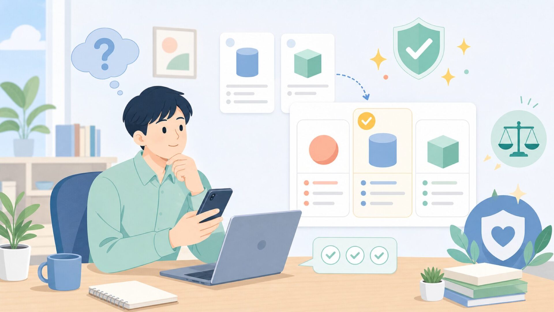 303 Productsを代表する人気商品と特徴を表すイラスト