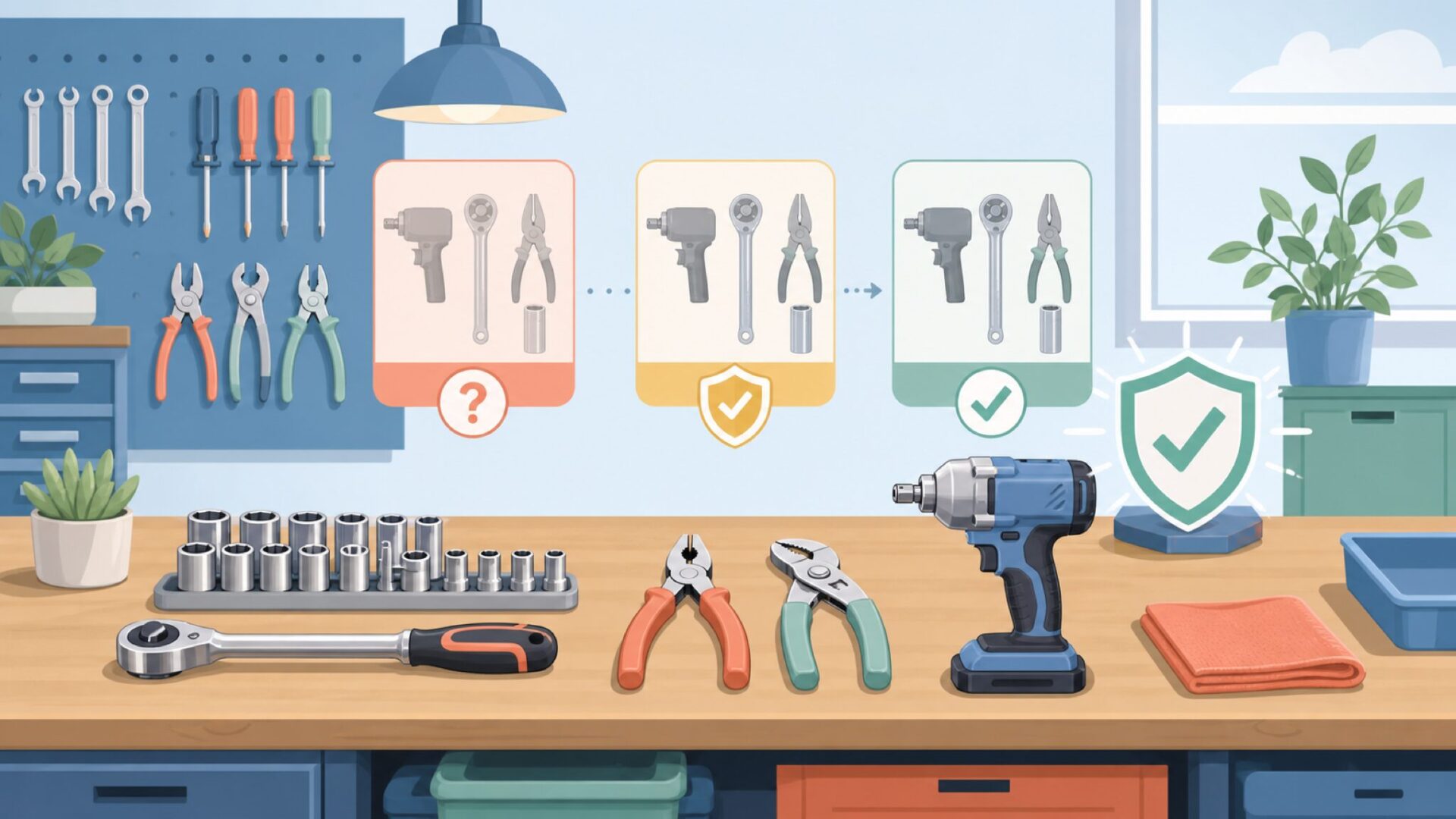 Lang Toolsを代表する工具ラインナップと特徴を表すイラスト