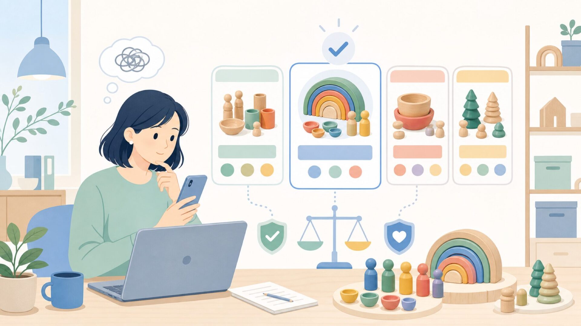 まんだらシリーズを中心にGrapatの代表ラインナップと価格帯を比較するを表すイラスト