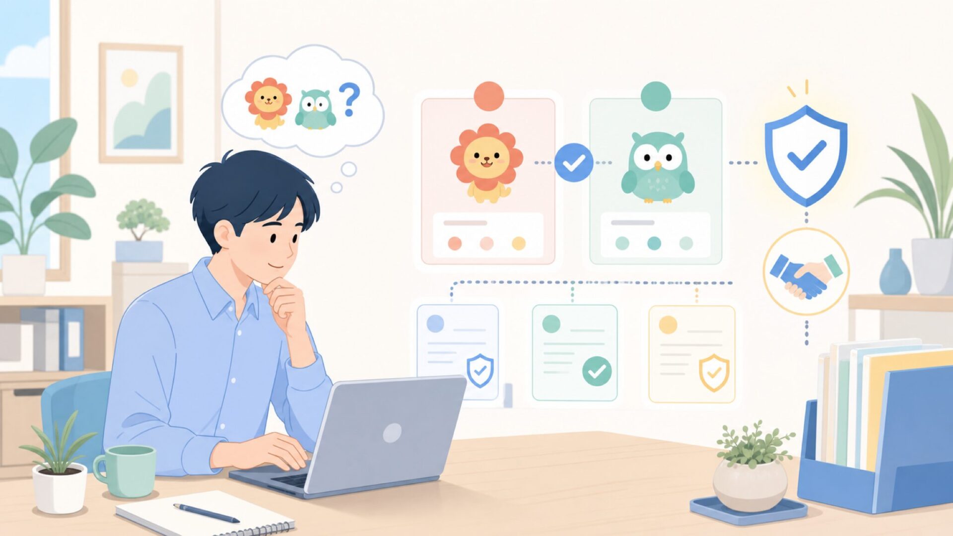 日本でSassyを扱うのは誰か——ダッドウェイとの関係を表すイラスト