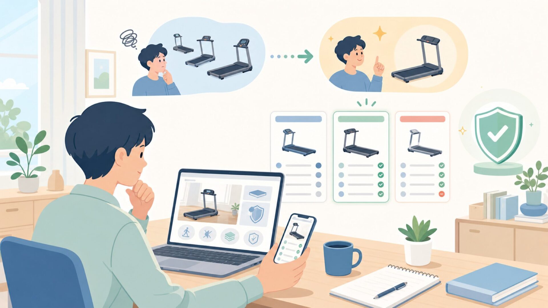 BARWING(バーウィング)とは？家庭用ルームランナーとしての特徴を表すイラスト