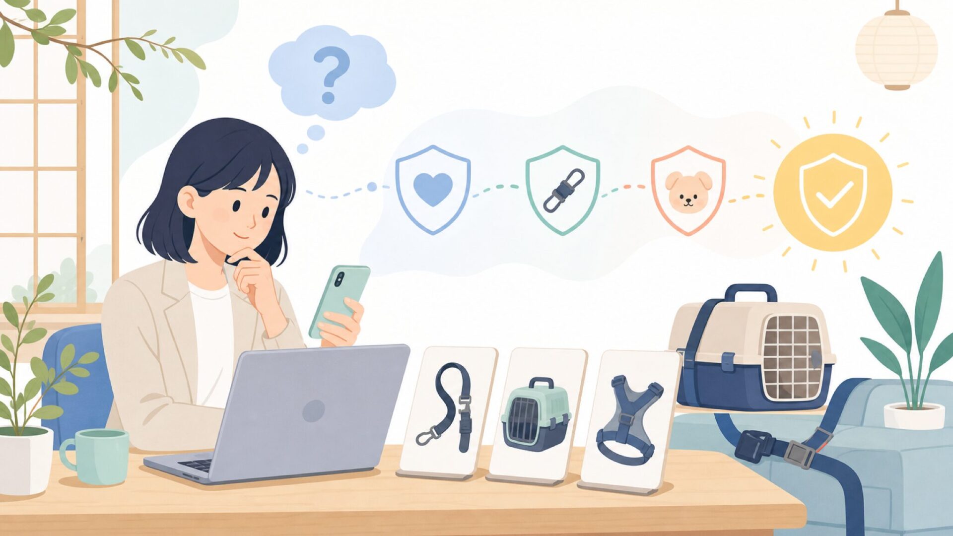 数字ではなく姿勢で語る、Sleepypodの安全性へのこだわりを表すイラスト