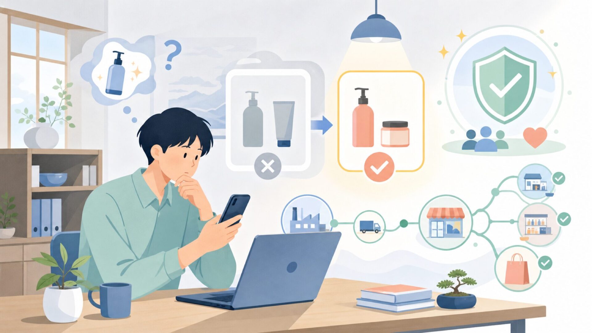 なぜ日本で「聞き慣れない」と感じるのかを表すイラスト