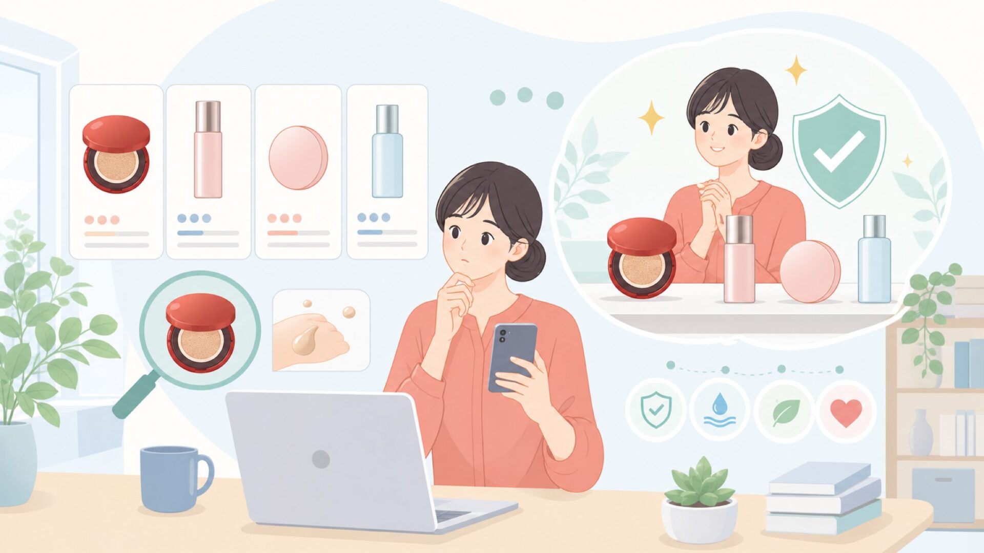 TIRTIRの代表シリーズと商品ラインナップを表すイラスト
