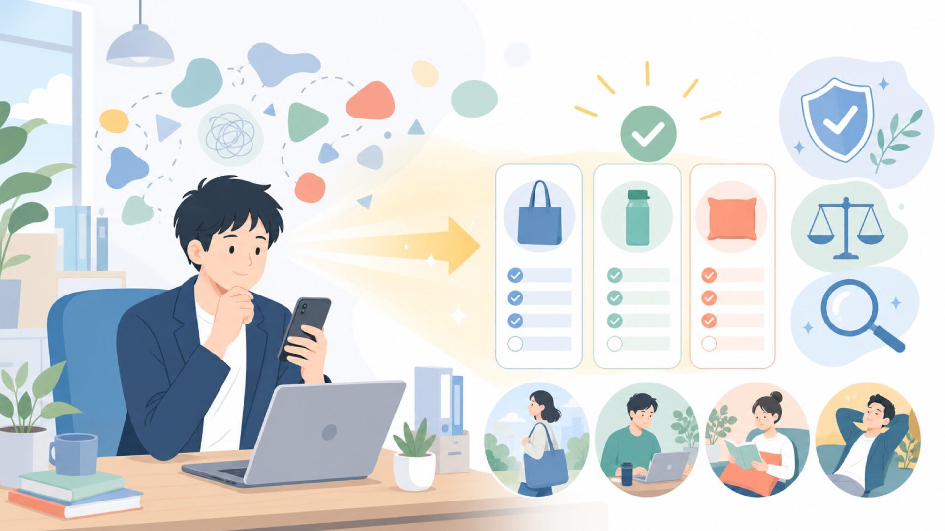 Nicproはどんな人・用途に向いているかを表すイラスト