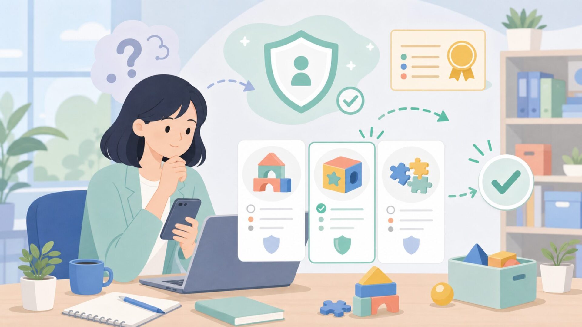安全性と保証で見るMindWareの信頼度を表すイラスト