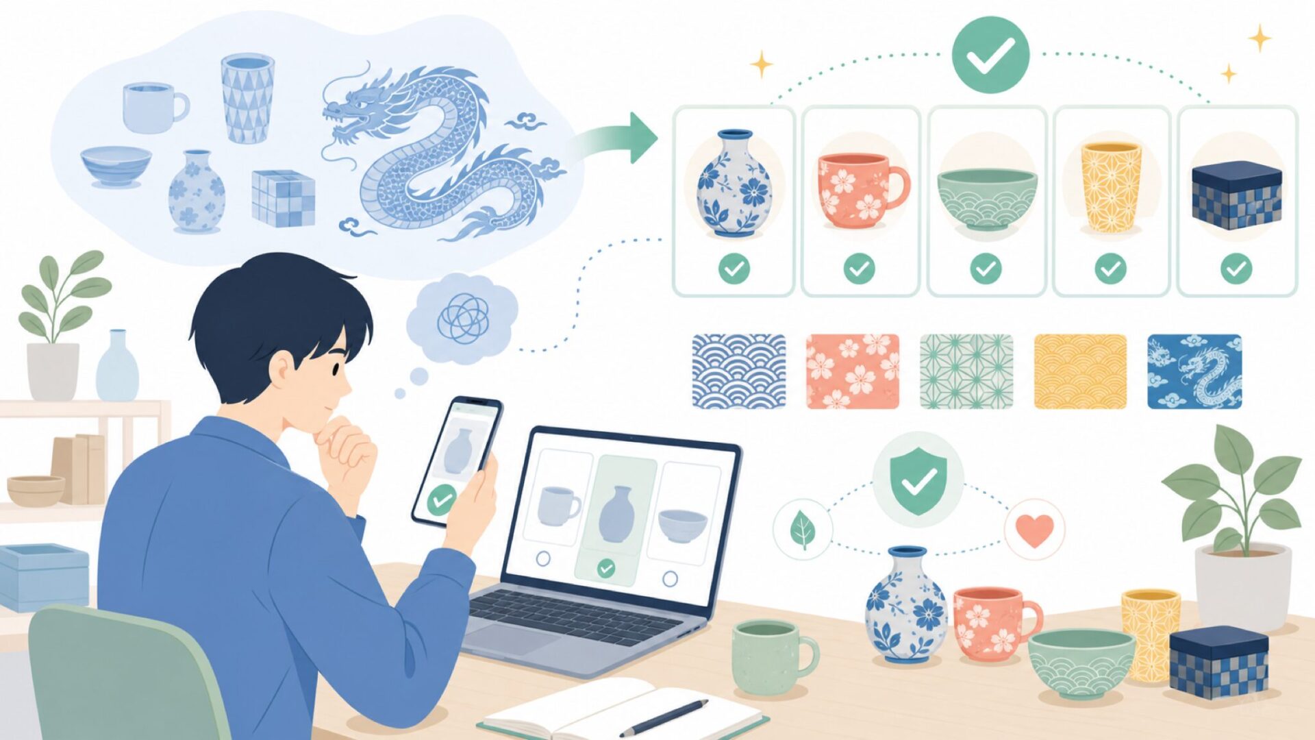 In Bloom Seriesなど個性派シリーズで広がる選択肢を表すイラスト