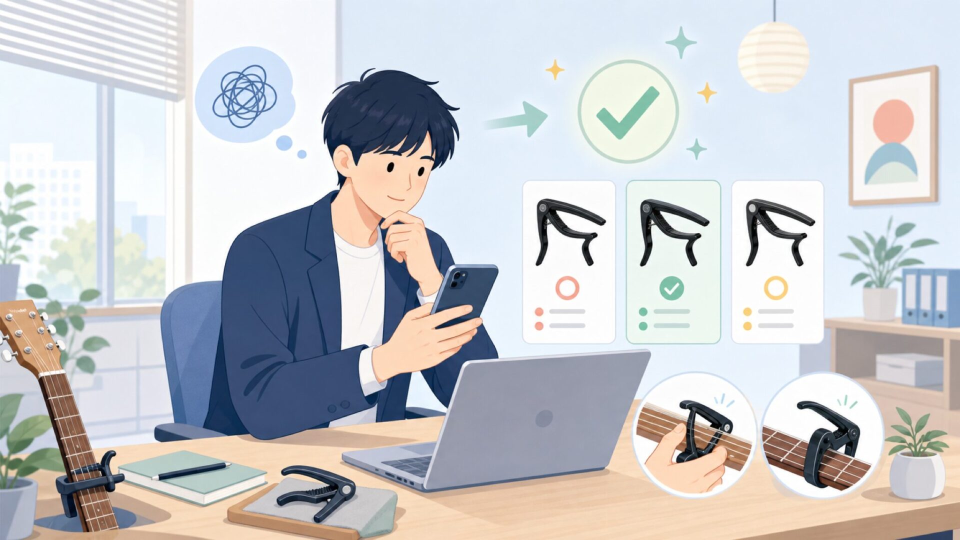 SHUBB(シャブ)C-1をレビュー―定番モデルの使い心地を表すイラスト