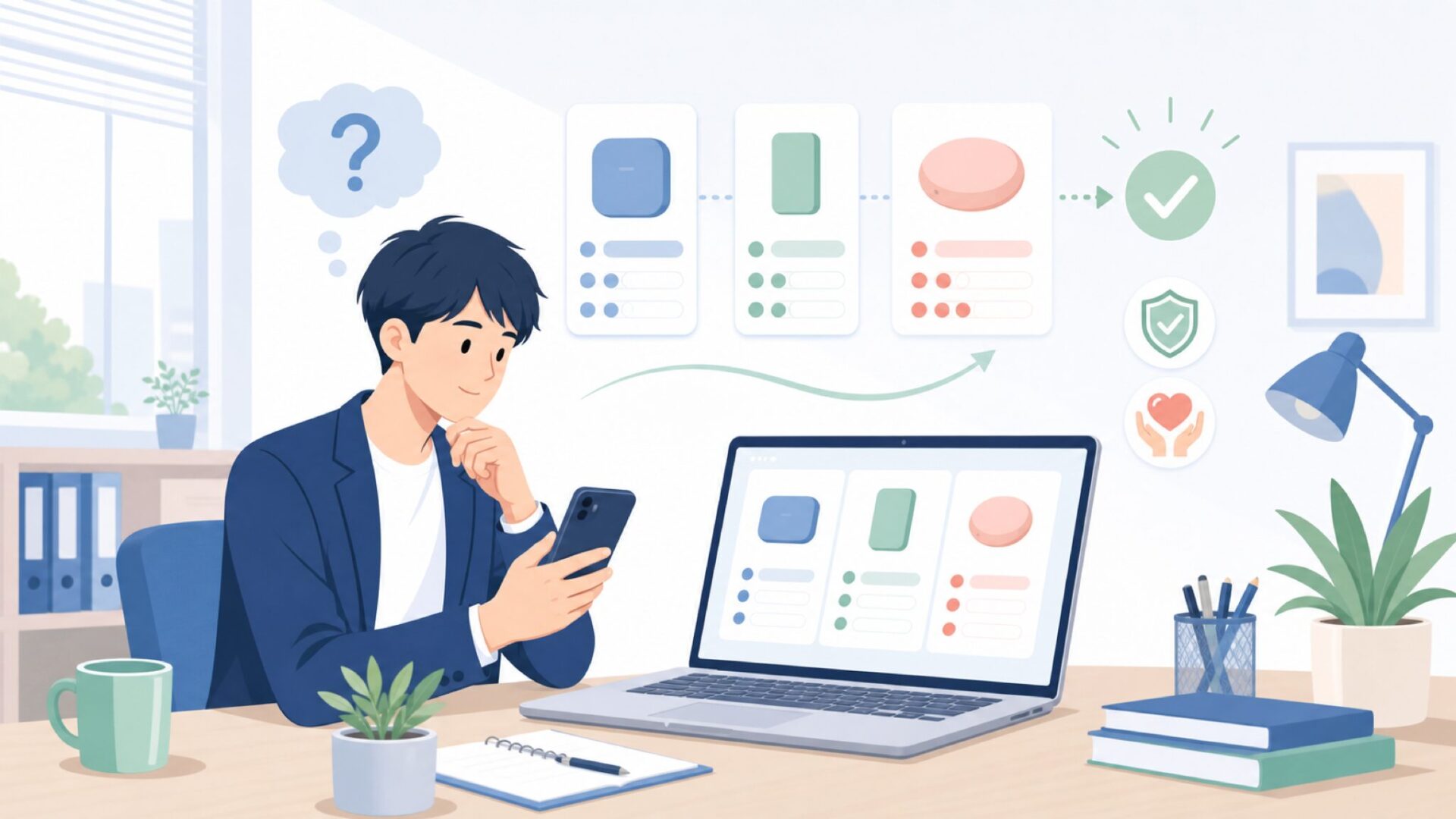 C-Timvasionの製品概要と主な機能をチェックを表すイラスト