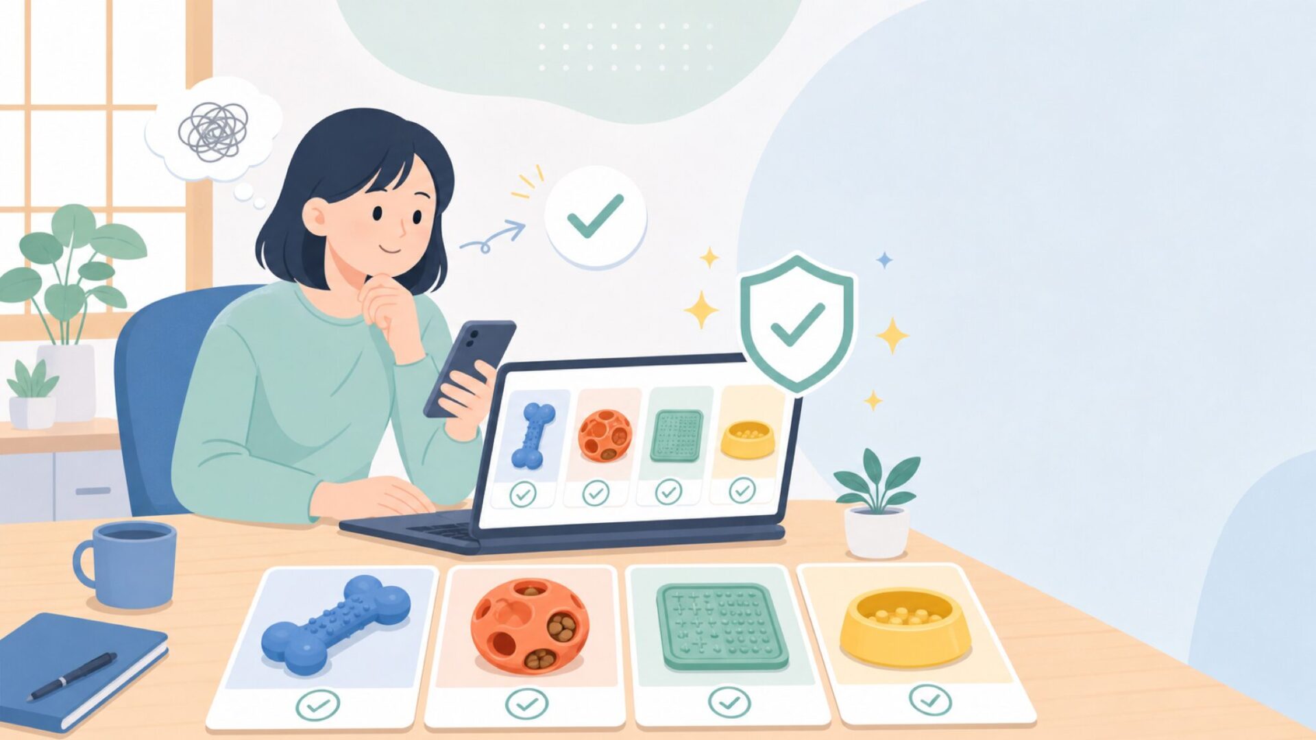 SodaPupの代表的な商品ラインナップを表すイラスト