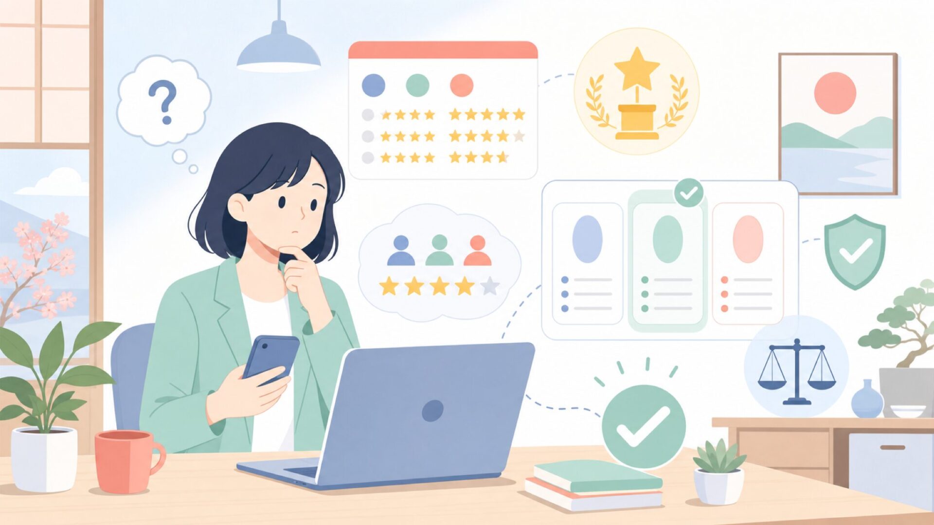 人気ランキングと口コミから見るTIRTIRの評価を表すイラスト