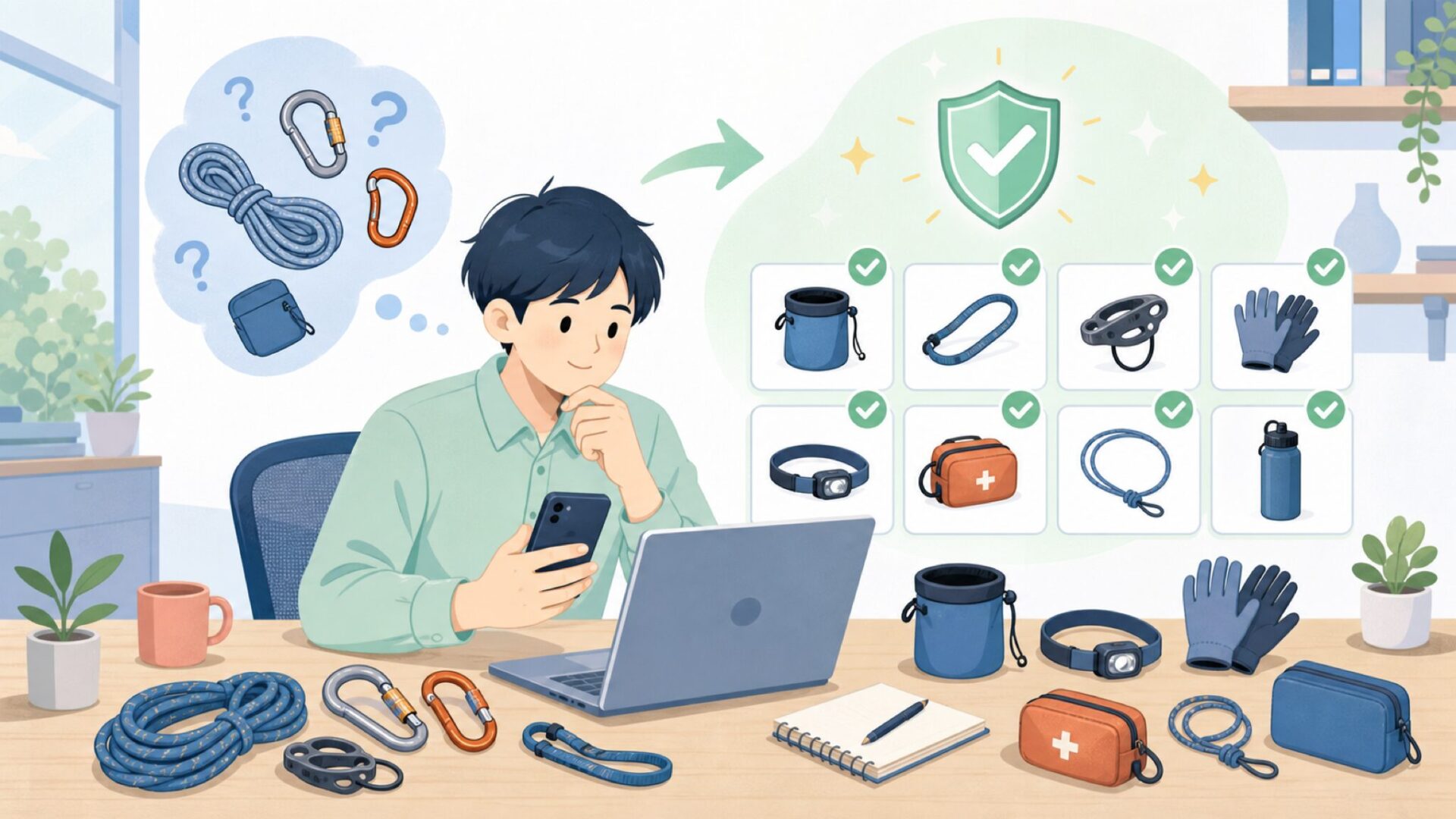 用途別に見る周辺アイテムの充実度を表すイラスト