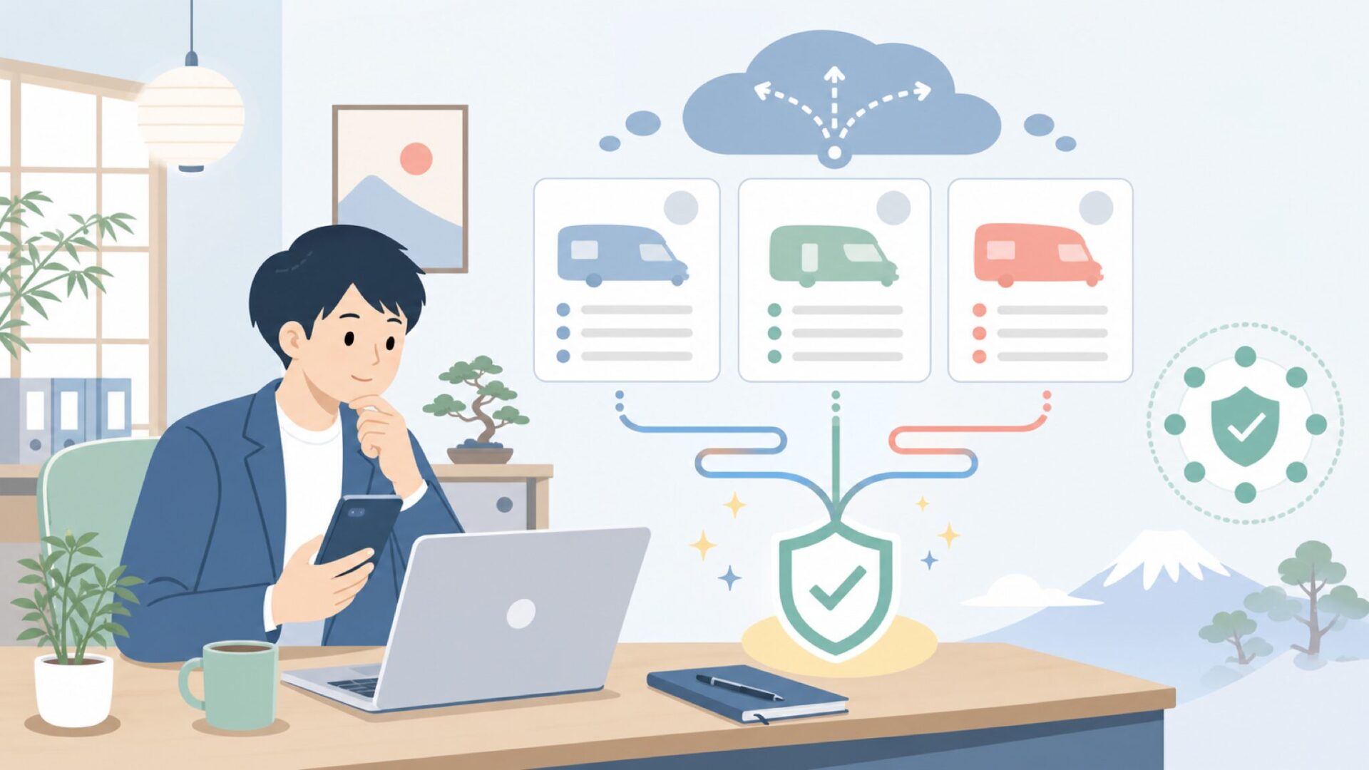 HYMERなど似た名前のブランドとの違いを表すイラスト