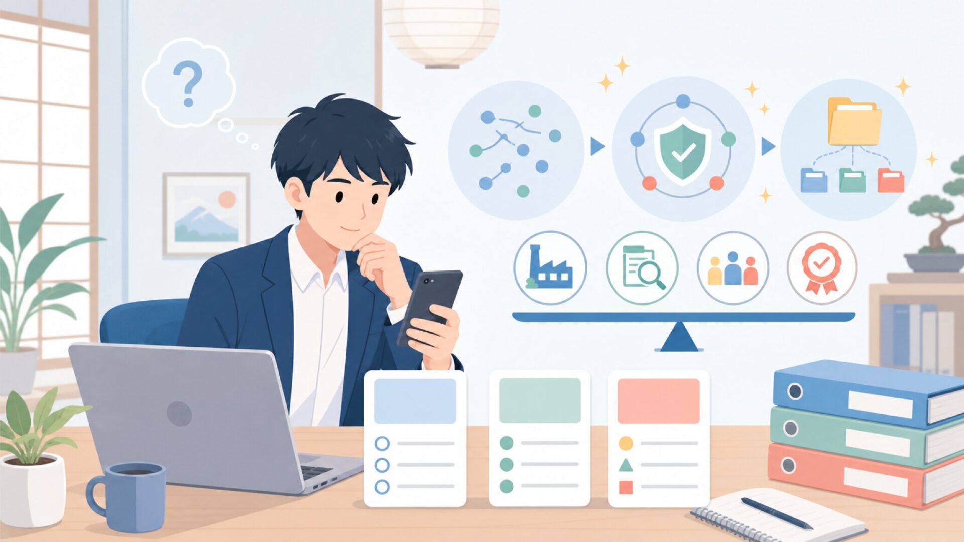 MAPALが「信頼できる海外メーカー」と言える理由を表すイラスト