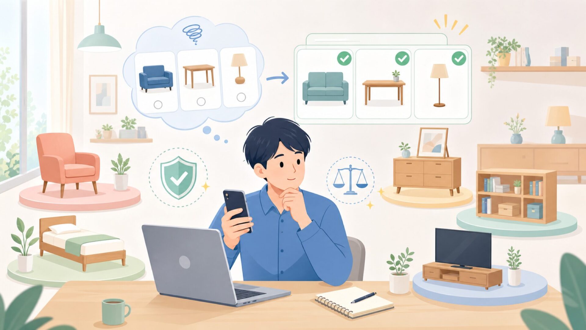 HOOBROの主な商品ラインナップと選び方を表すイラスト