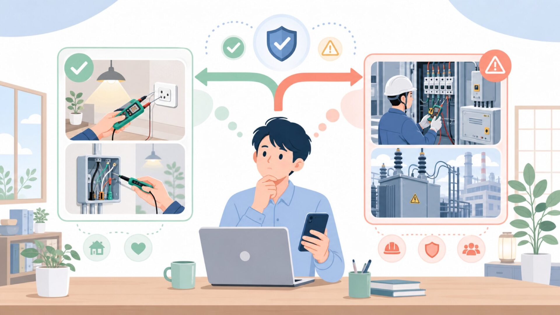 用途別に見るGVDAが向いている人・向いていない人を表すイラスト