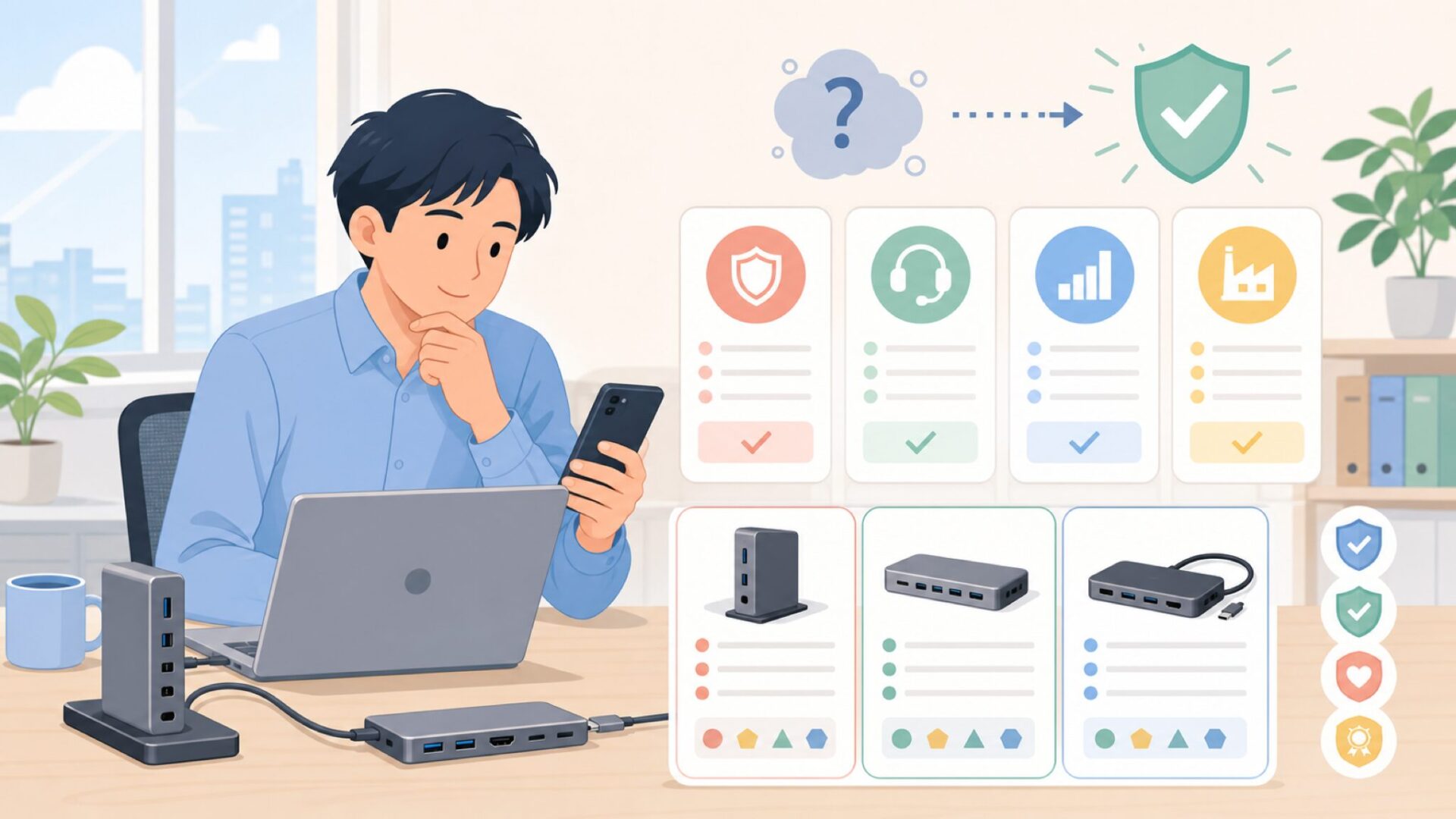 「合格メーカー」の基準から見るNEWQの立ち位置を表すイラスト