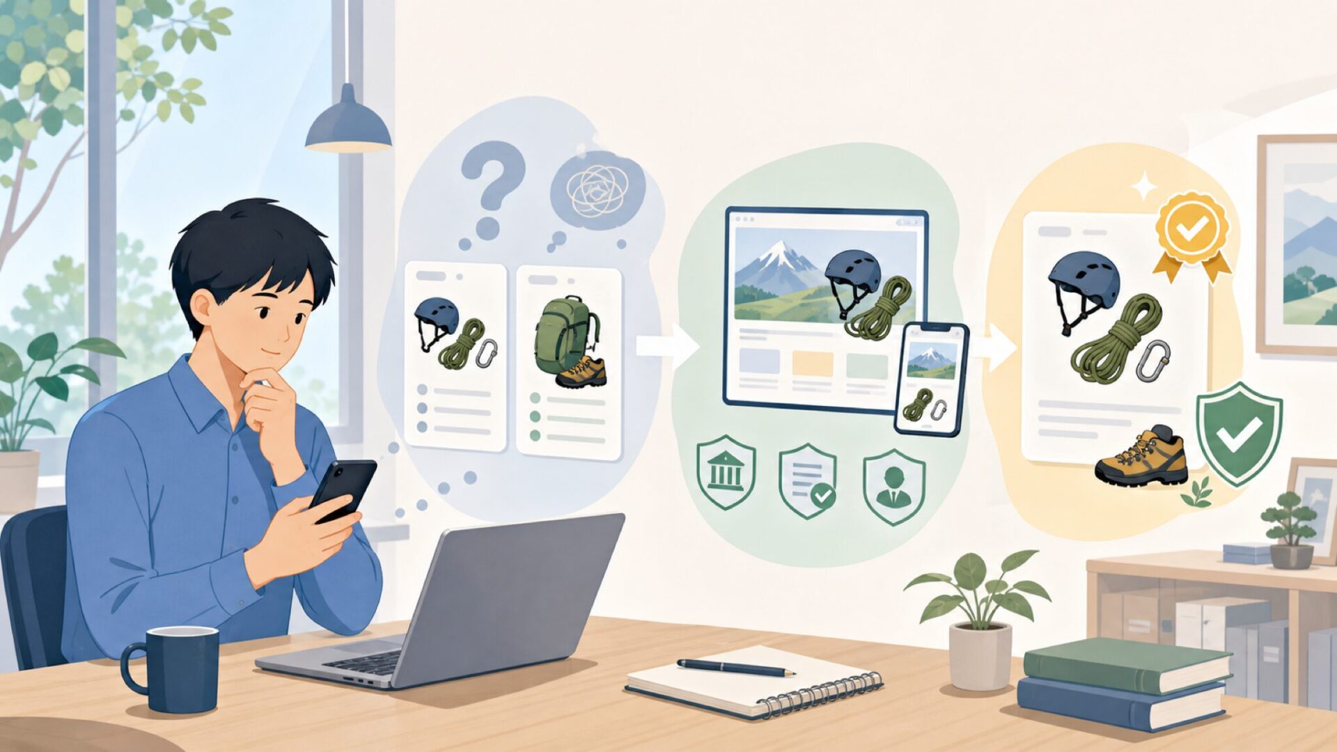 CTA(記事末尾)を表すイラスト
