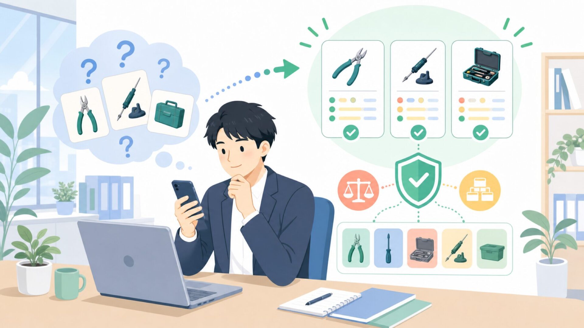 Pro'sKitの代表シリーズ・製品ラインアップを表すイラスト