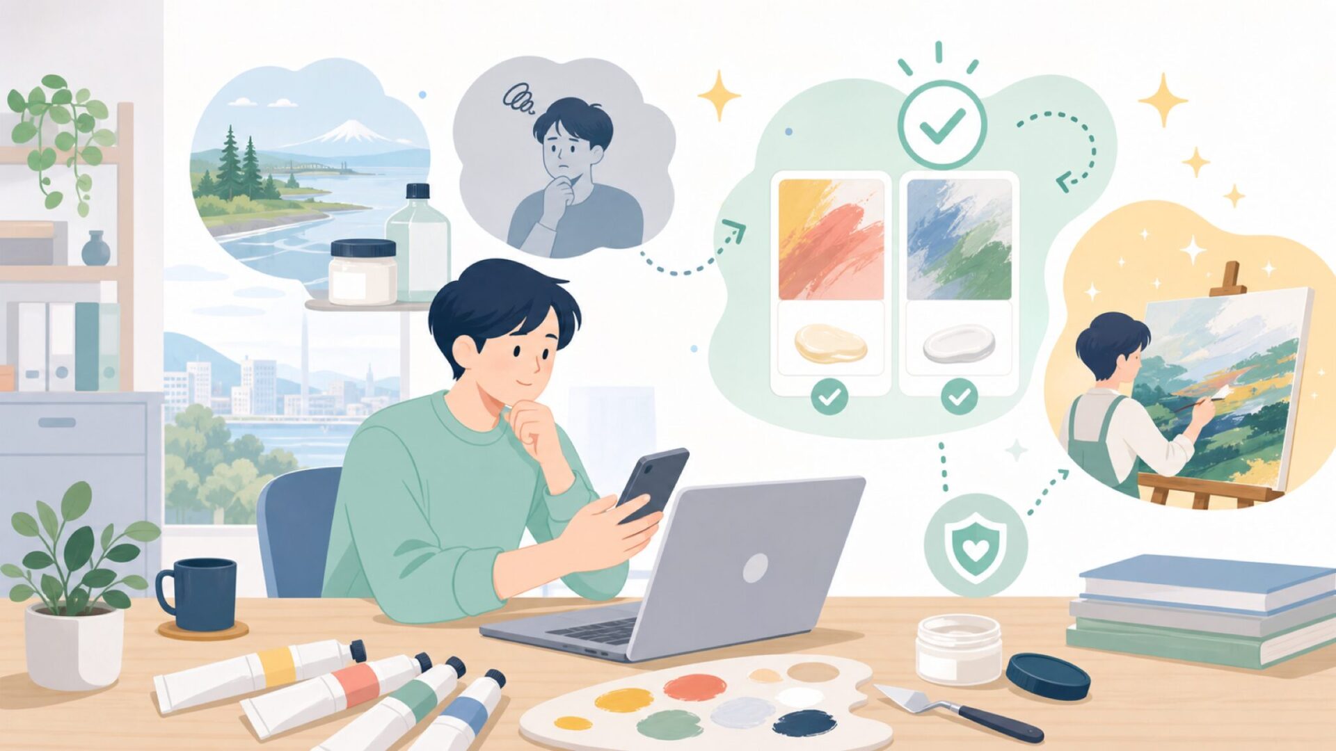 CTA(記事末尾)を表すイラスト
