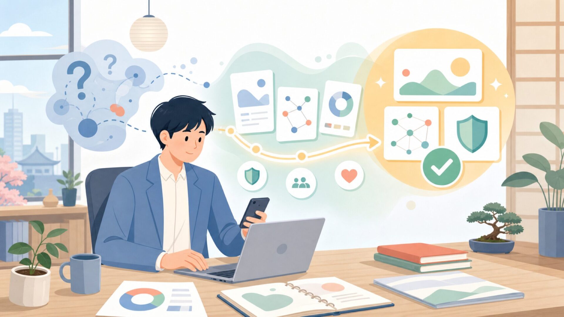 NEWSとミッションに見るKorjoの今後を表すイラスト
