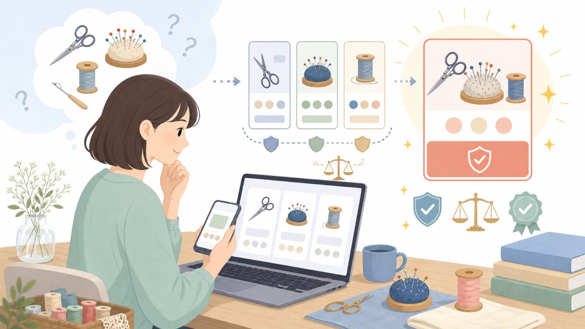 CTA(記事末尾)を表すイラスト