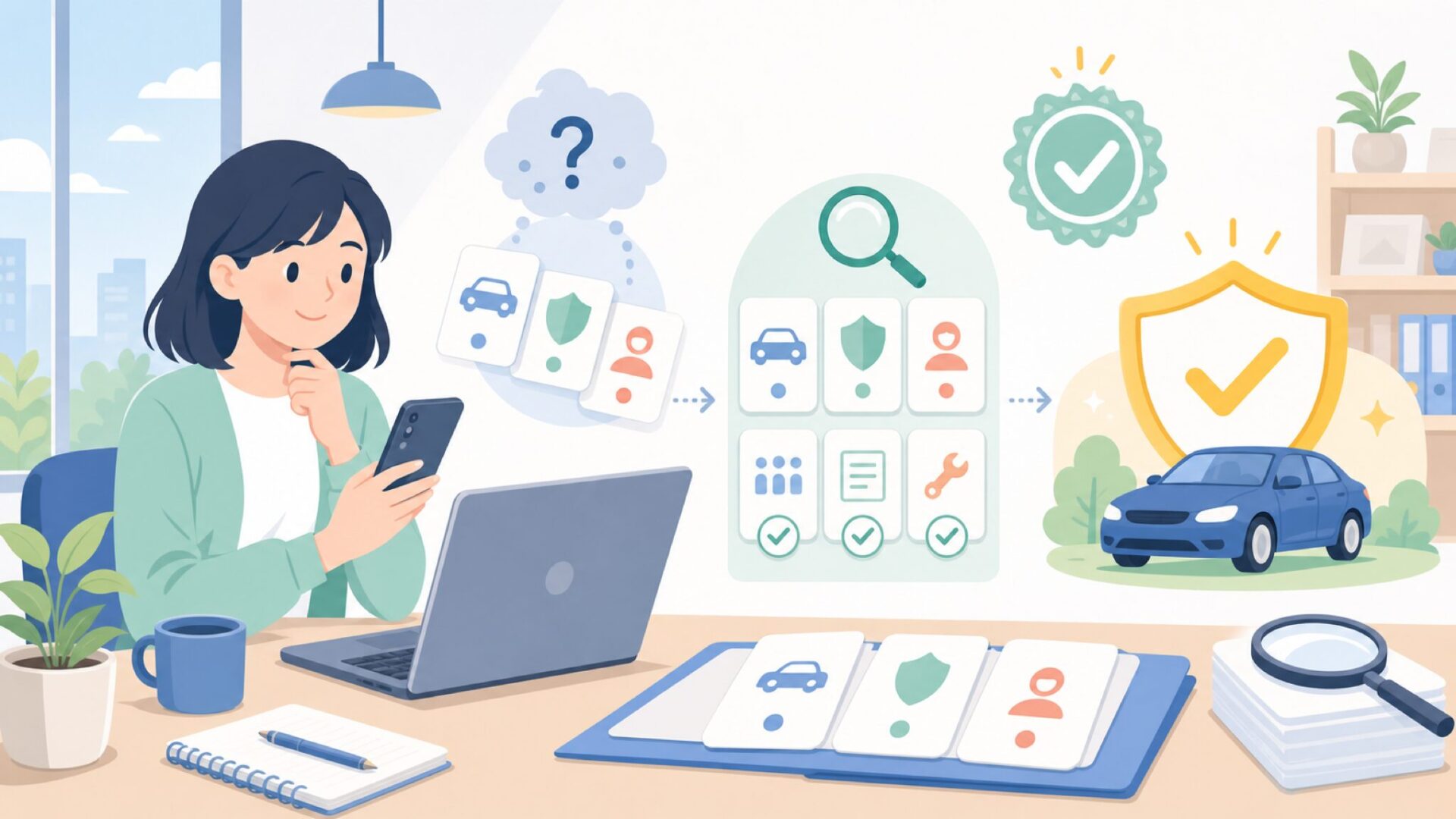 KeePer技研の信頼性を裏付ける根拠を表すイラスト