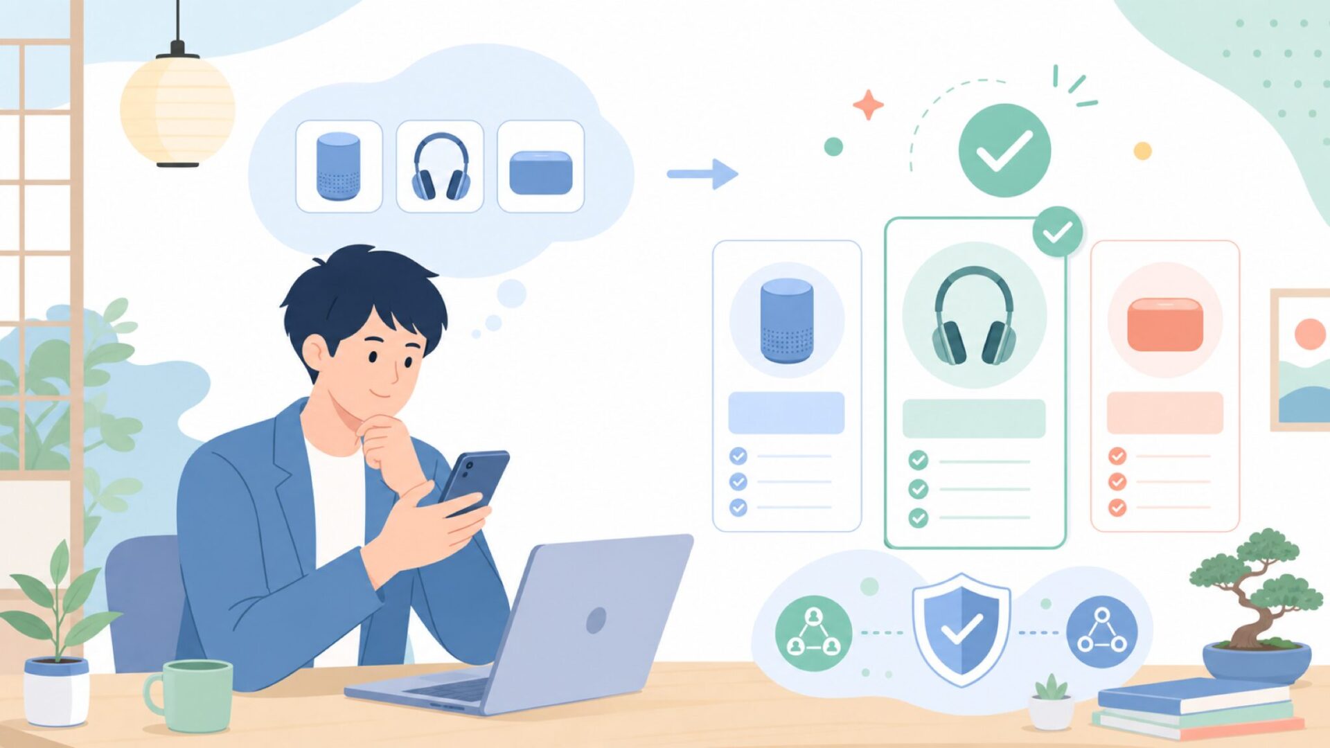 CTA(中間)を表すイラスト