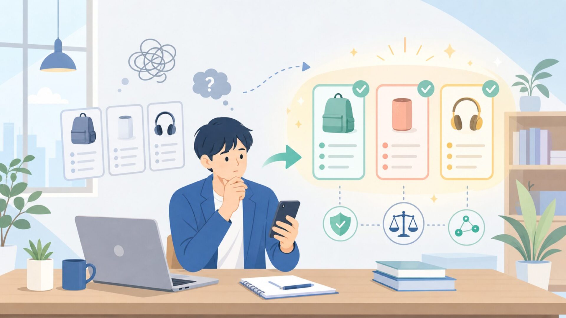 CTA(中間)を表すイラスト
