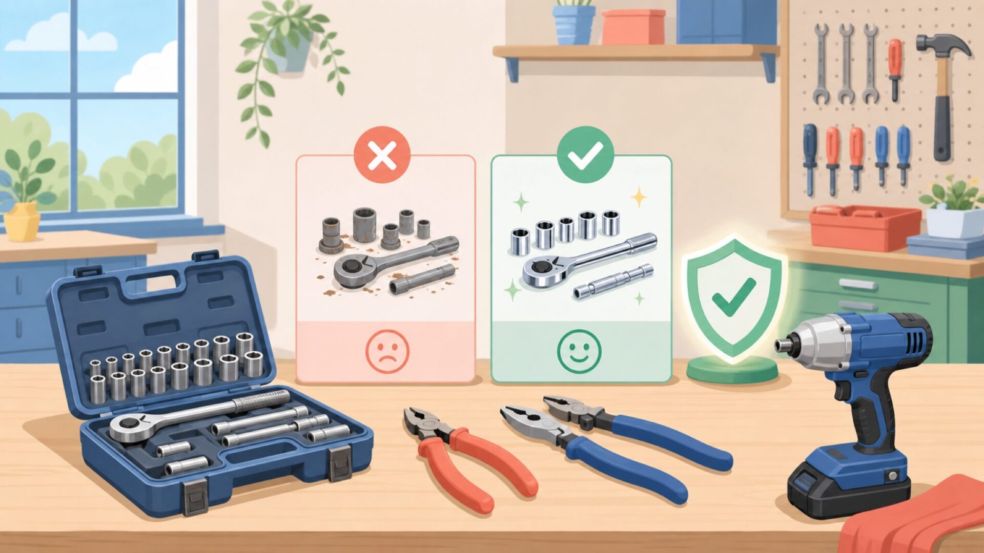 DEKOPRO工具セットが向いている人・避けたほうがいい人を表すイラスト