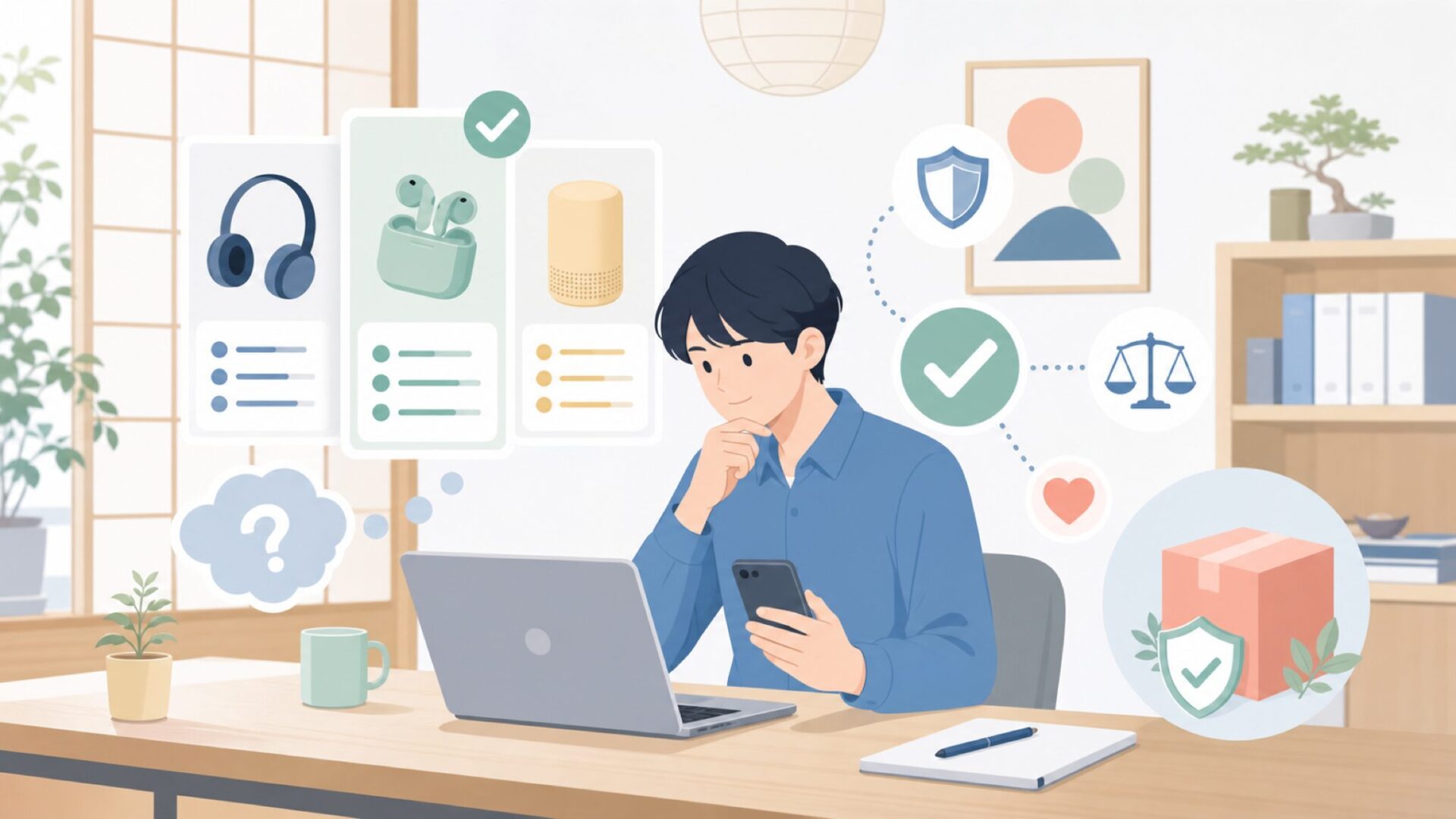 CTA(中間)を表すイラスト