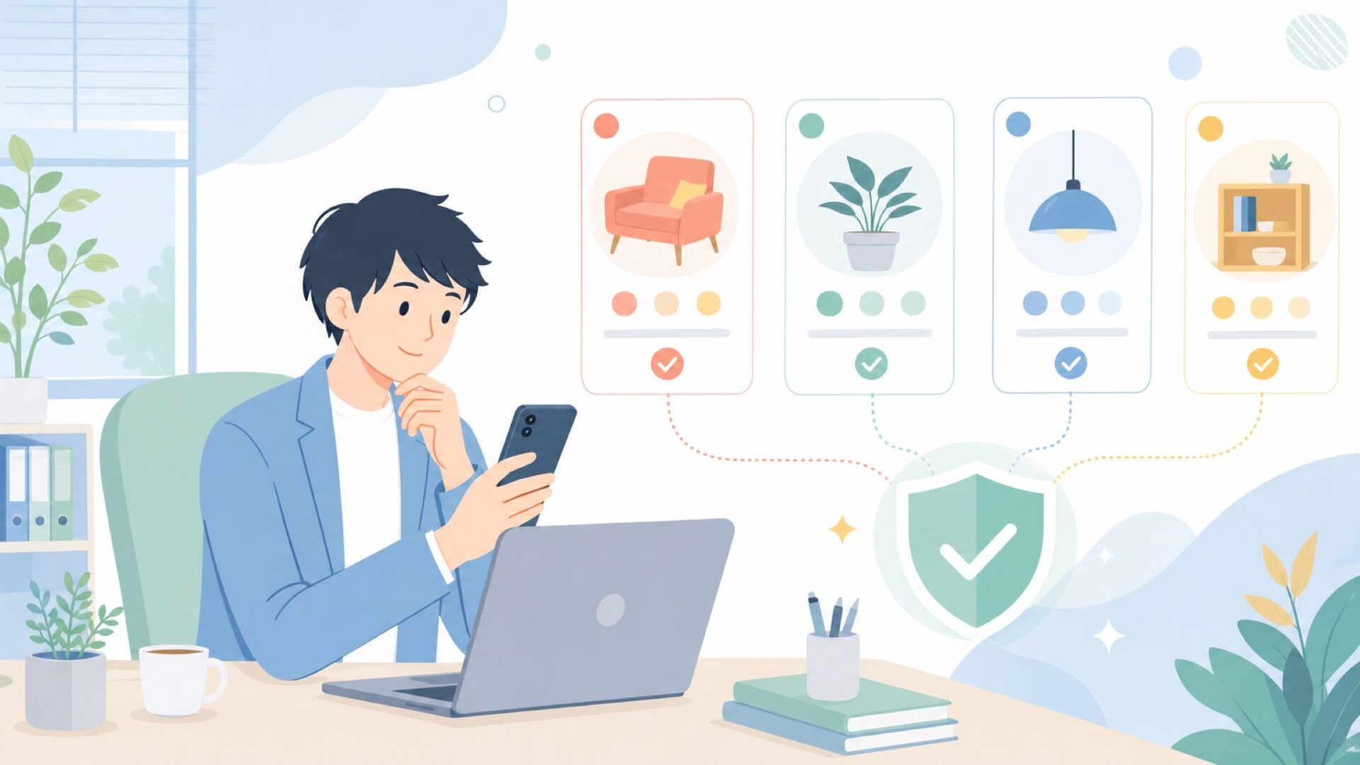用途別、独自にセレクトしたMont Marteおすすめ商品を表すイラスト