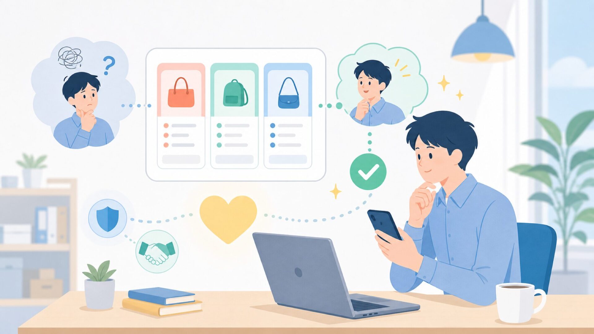 CTA(中間)を表すイラスト