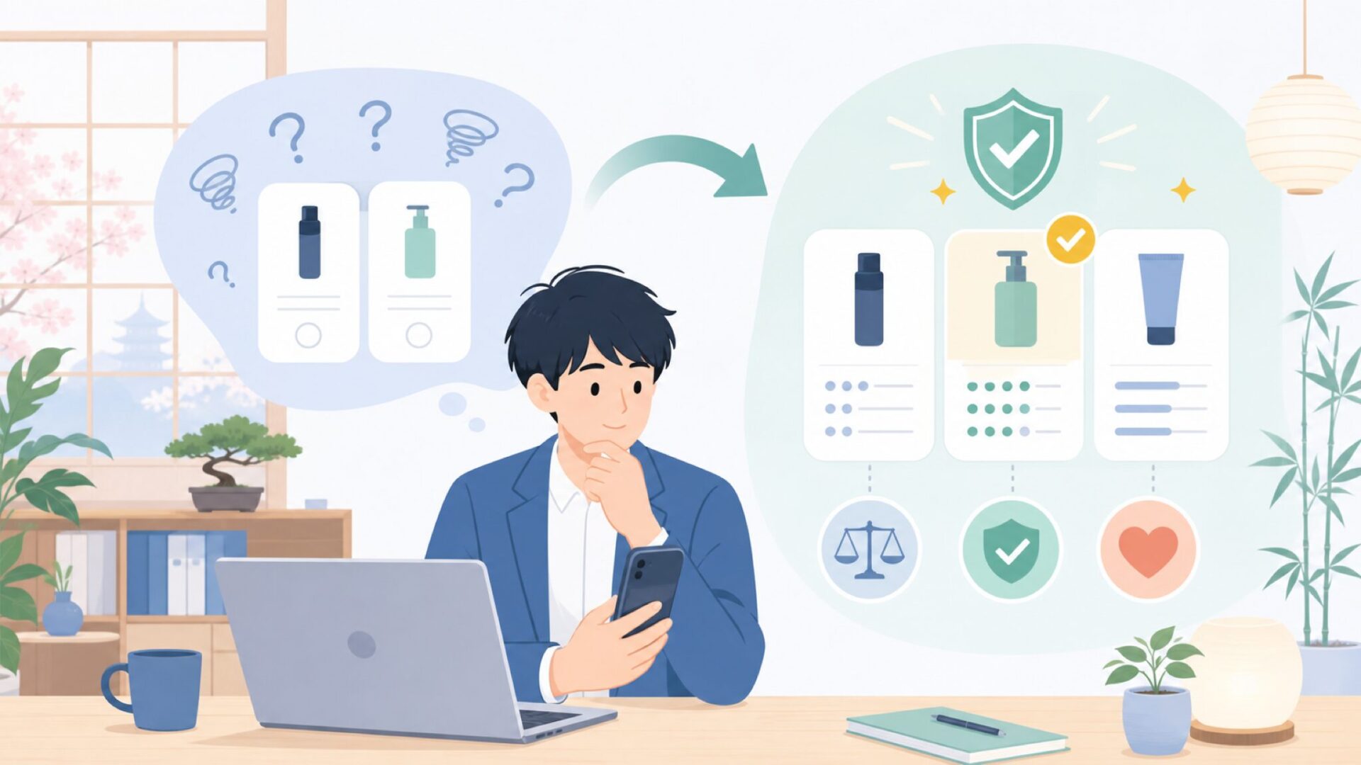 CTA(中間)を表すイラスト