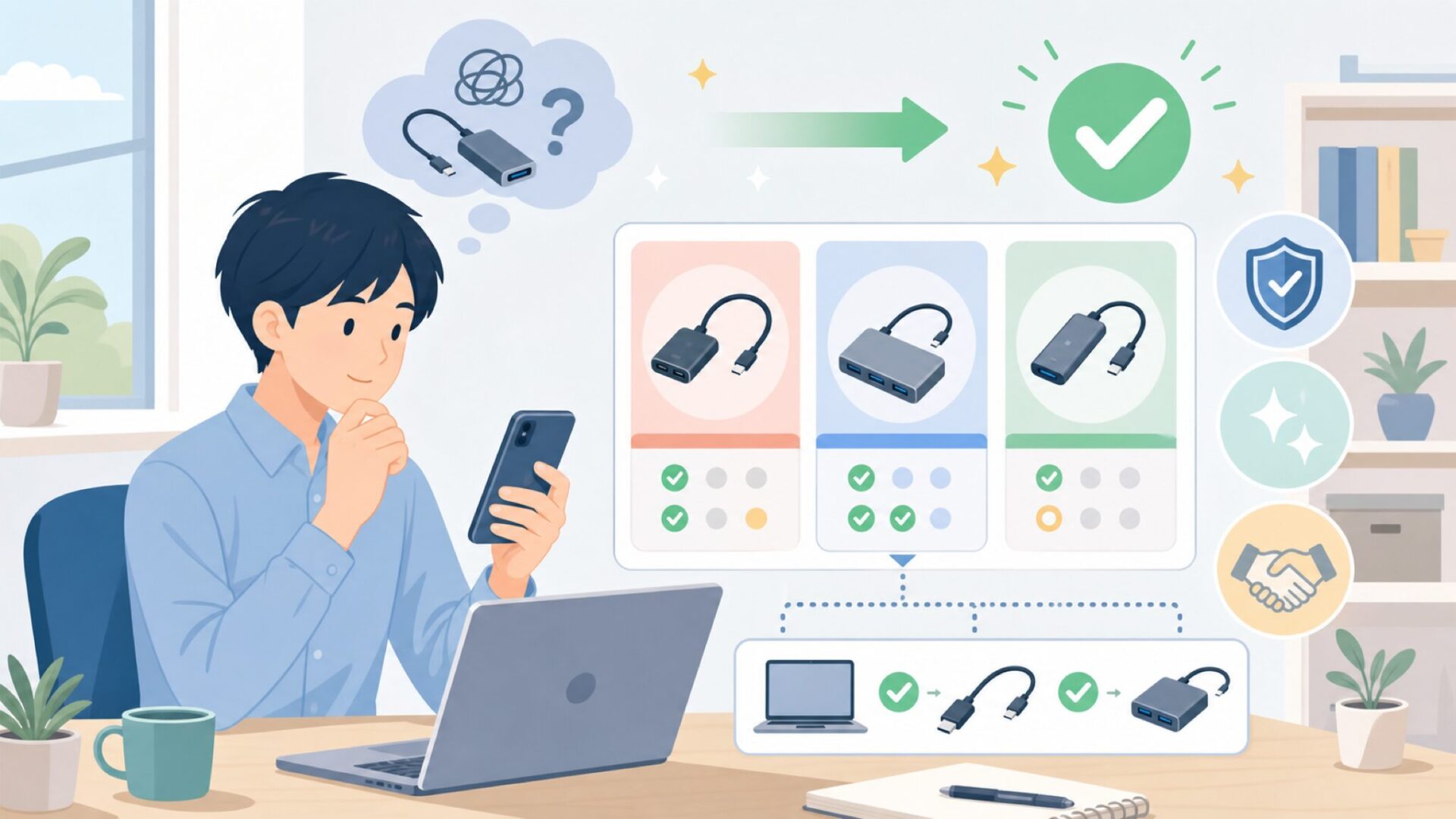 CTA(記事末尾)を表すイラスト