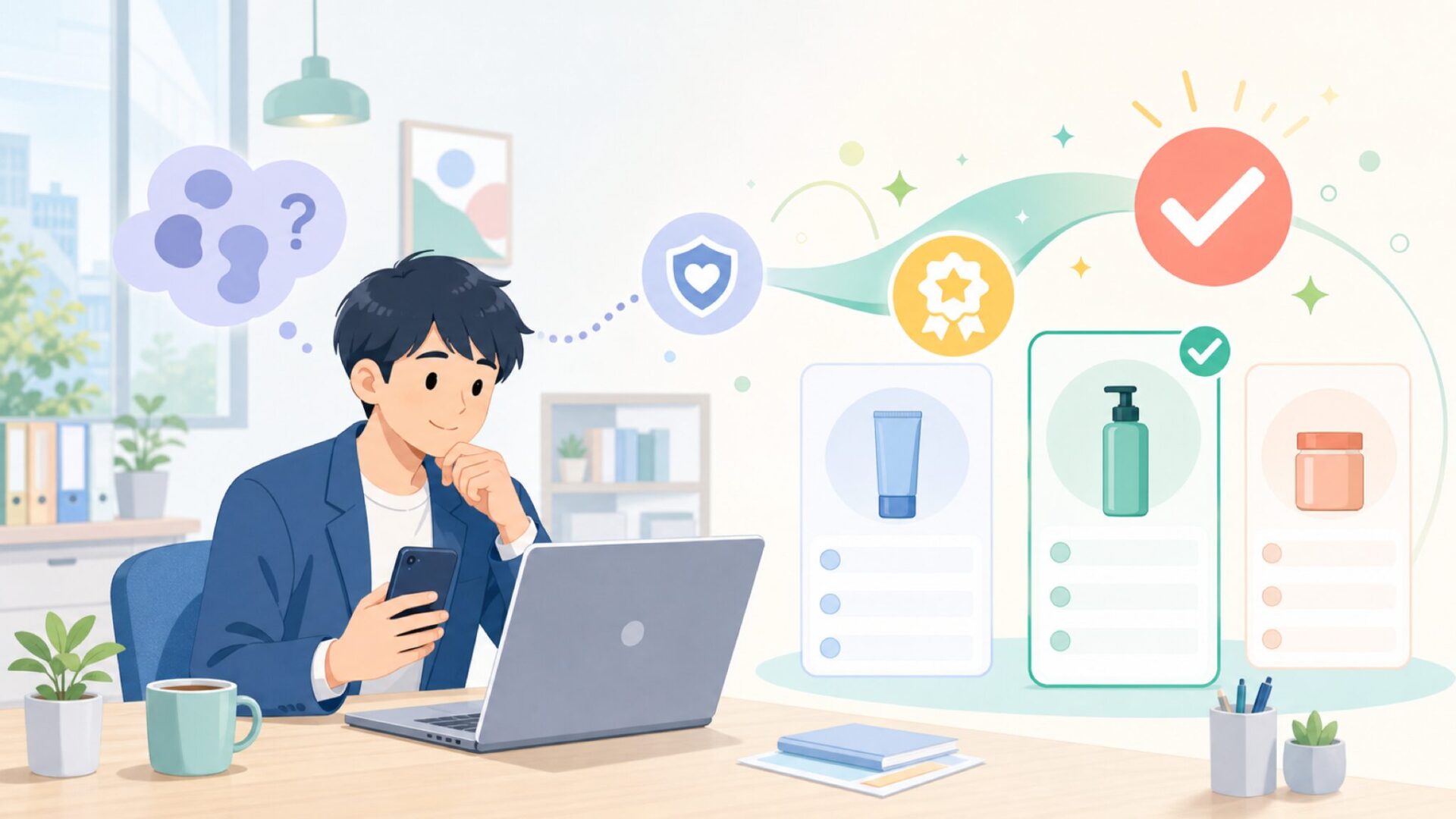 CTA(中間)を表すイラスト