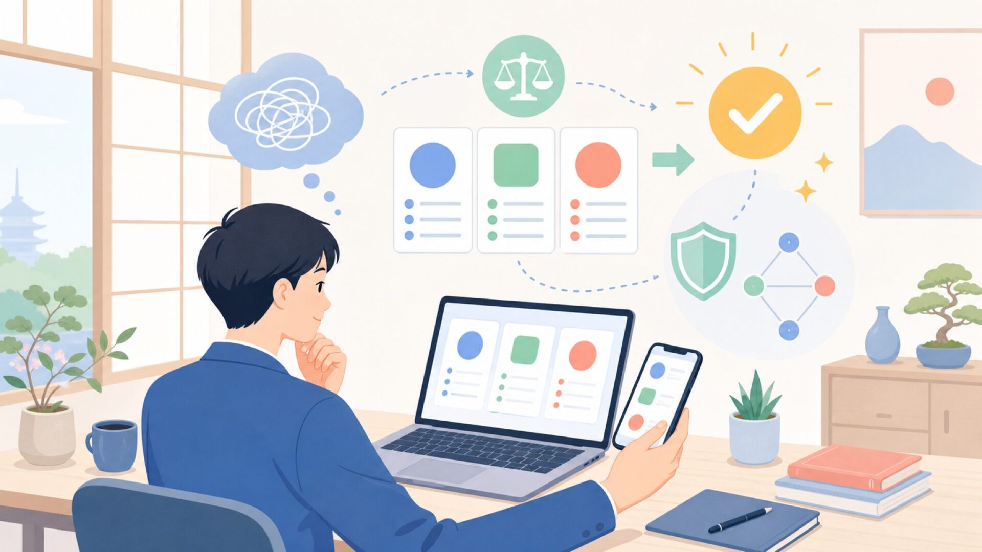 CTA(中間)を表すイラスト