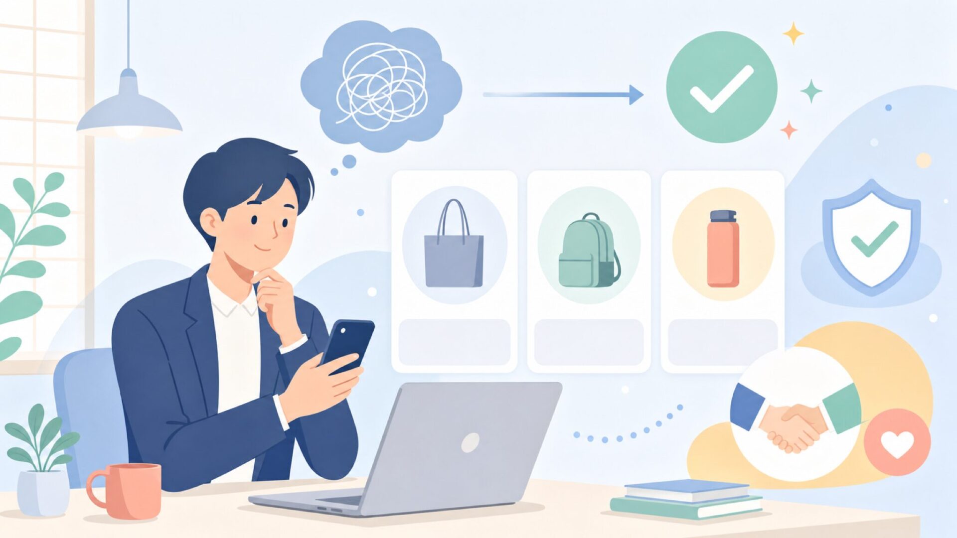 CTA(中間)を表すイラスト