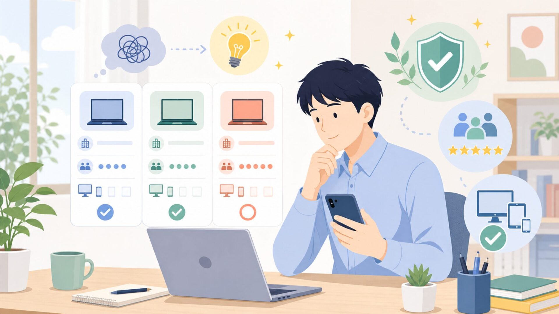 CTA(中間)を表すイラスト