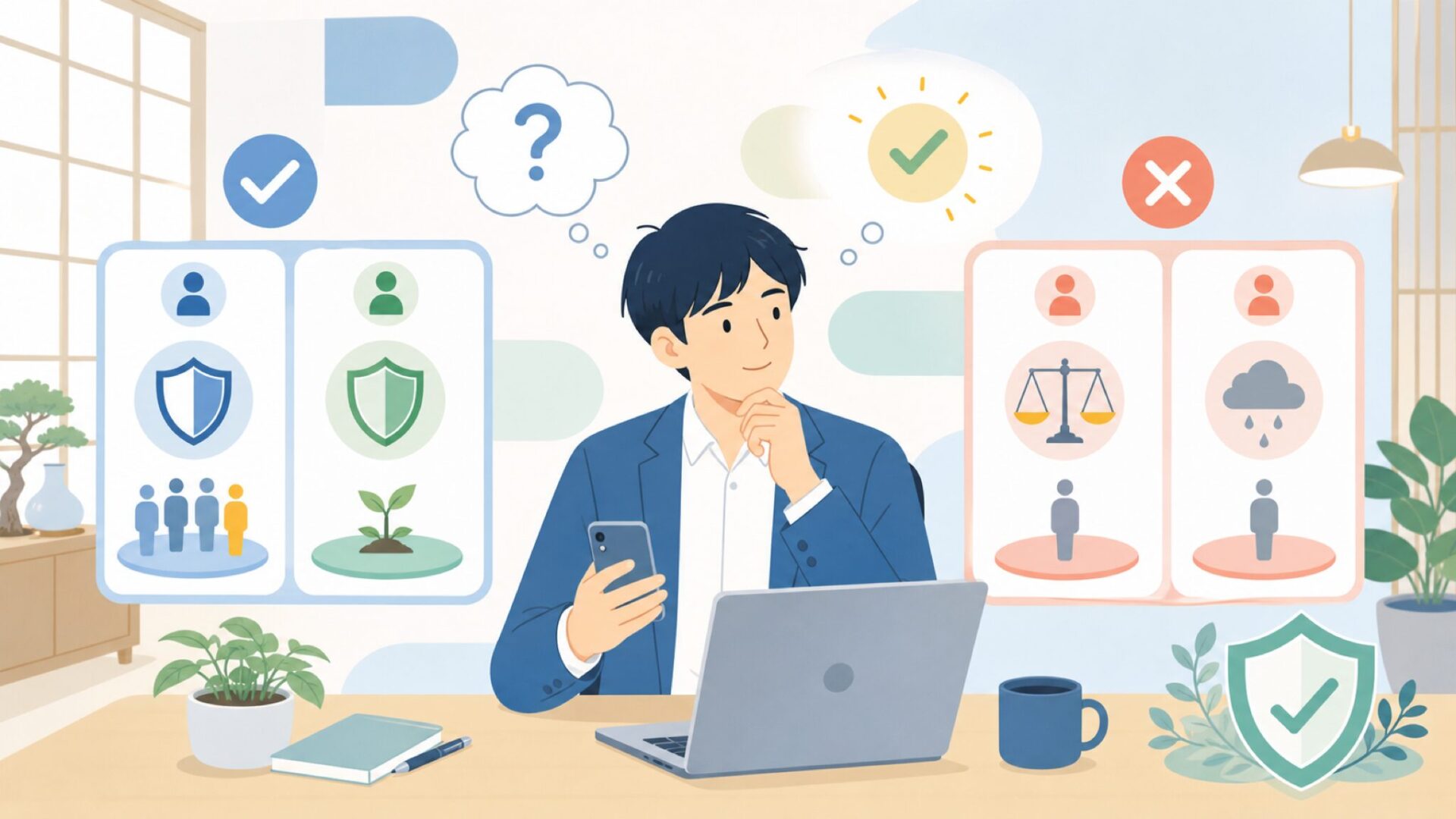 Artechoが向いている人・別ブランドを検討すべき人を表すイラスト