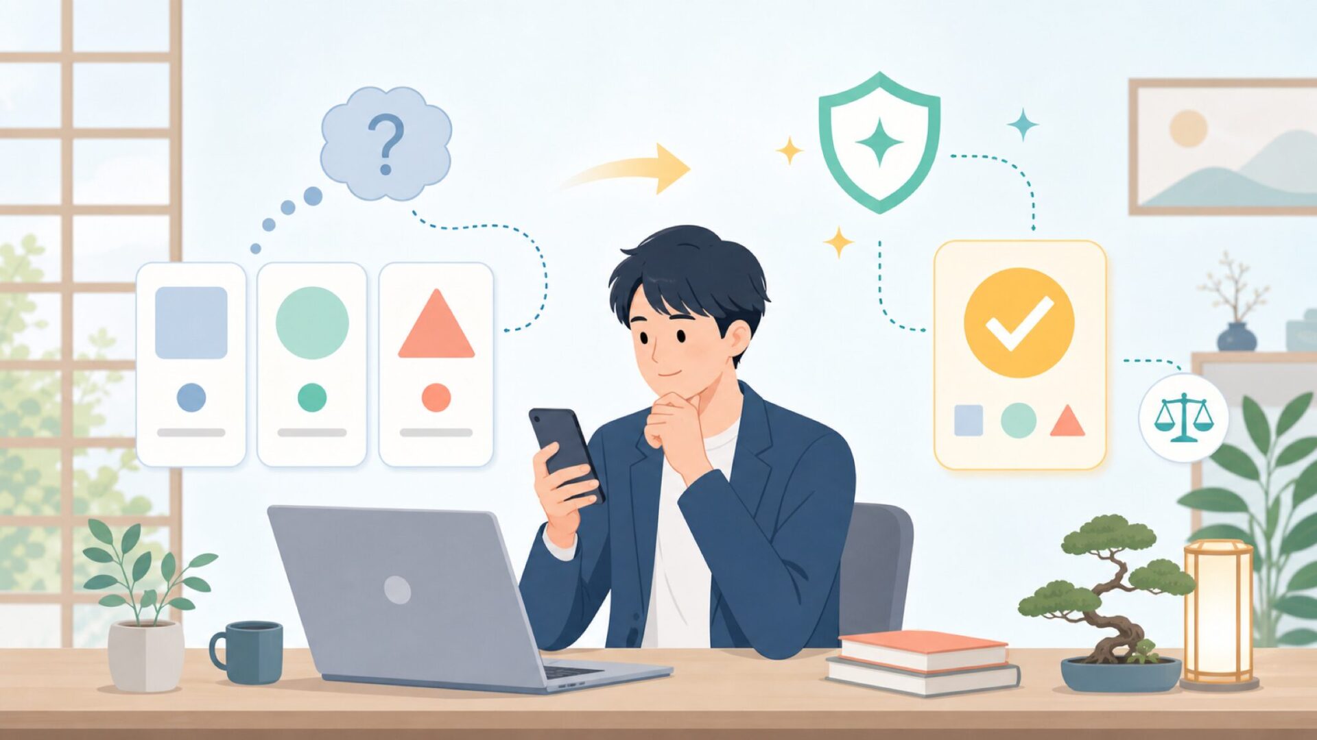 CTA(中間)を表すイラスト