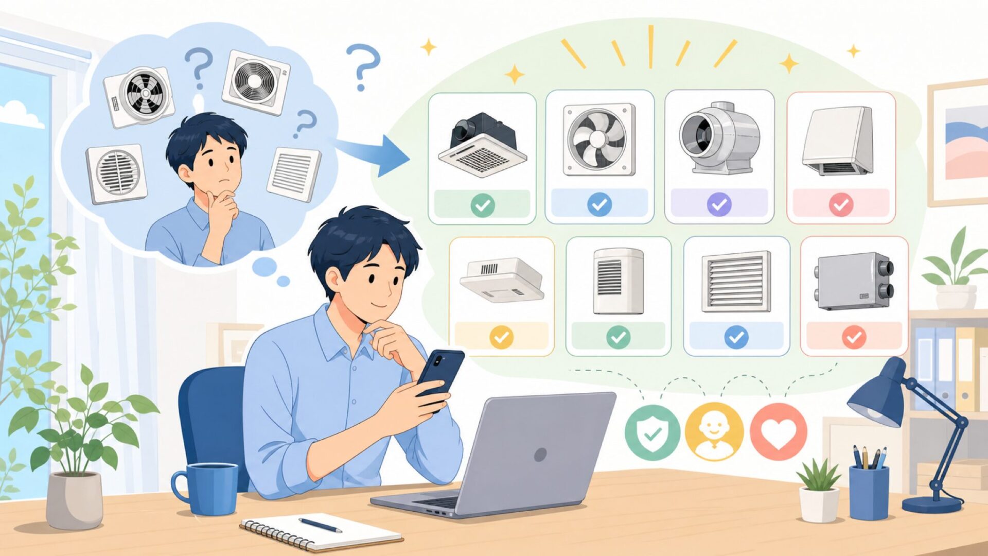 AC Infinityの製品ラインナップ全体像を表すイラスト