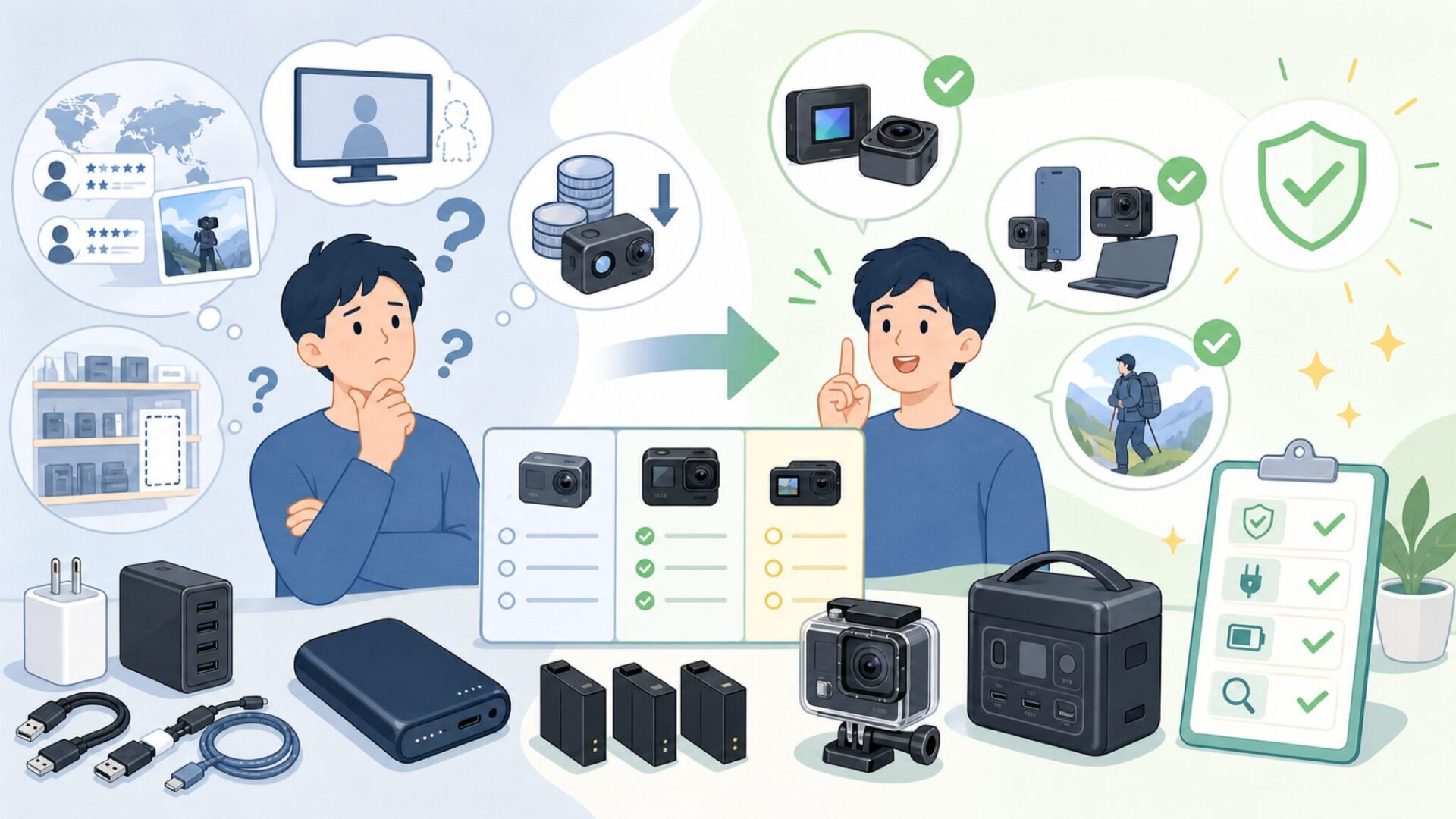 なぜAKASOは「怪しい」と感じられてしまうのかを表すイラスト