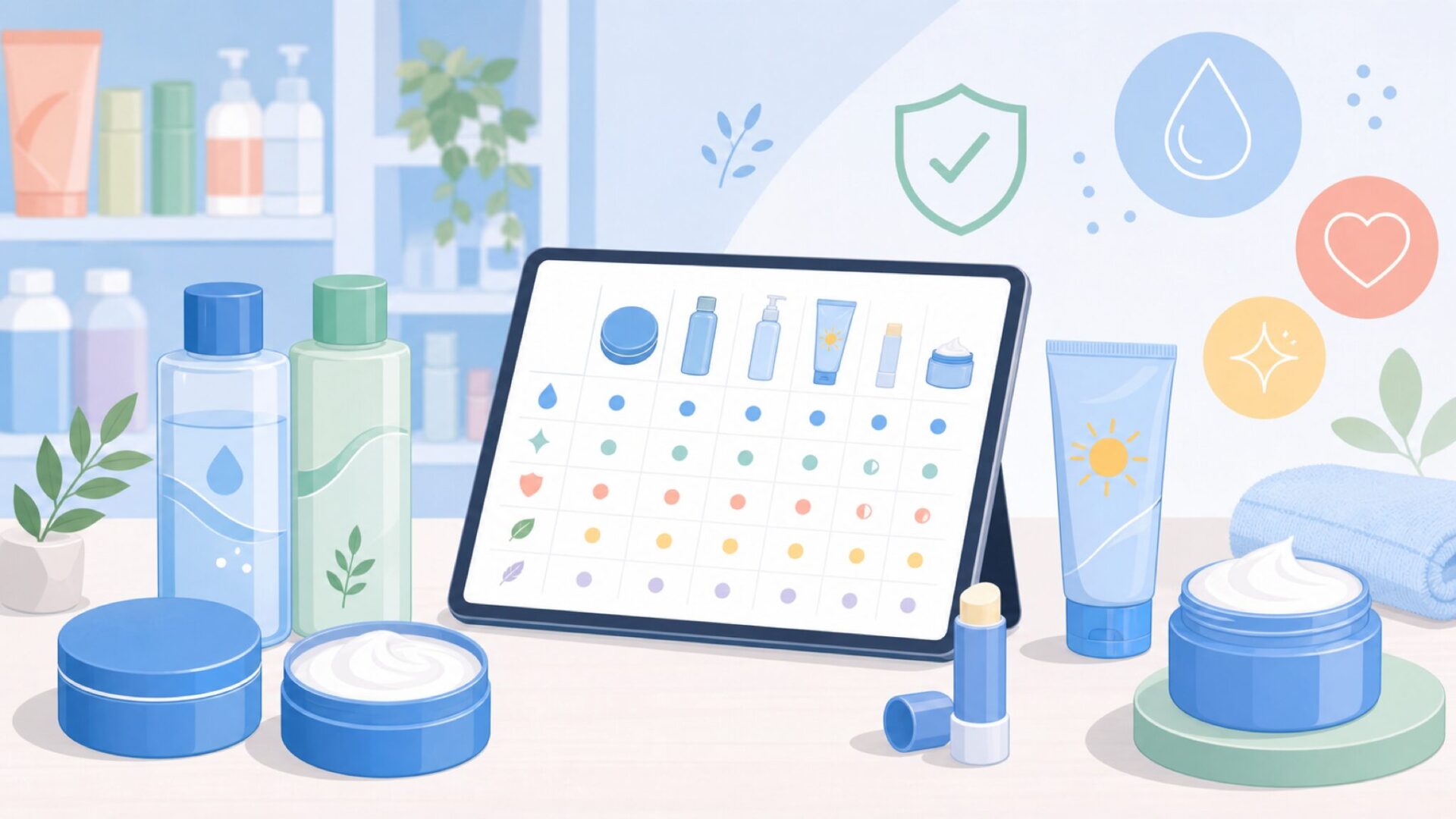 日本で買えるニベアの主要ラインナップを表すイラスト