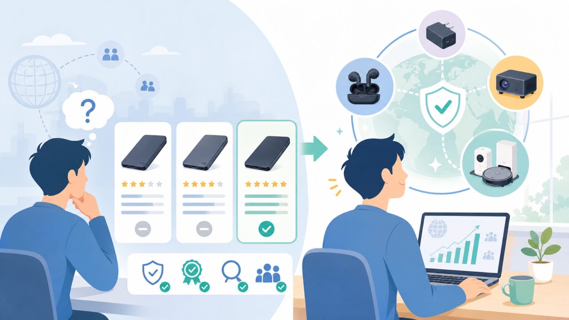 親会社Anker Innovationsとはどんな会社かを表すイラスト