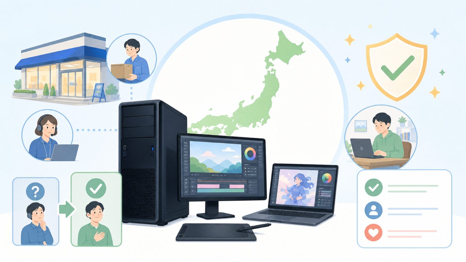 Raytrekはどこの国のブランドか最初に結論を表すイラスト