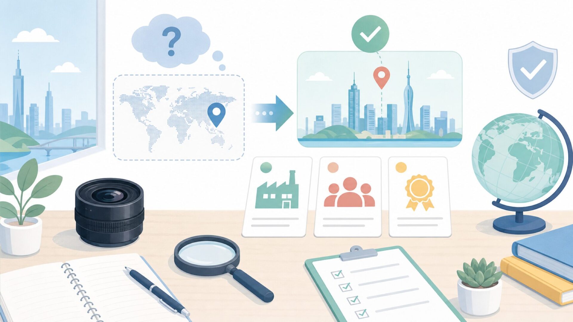 KANDAOはどこの国の会社か？企業の素性を整理するを表すイラスト